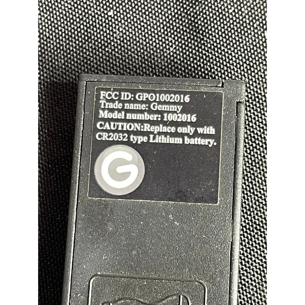 Gemmy Replacement Remote Control for Light Projector Model 1002016 Black Red